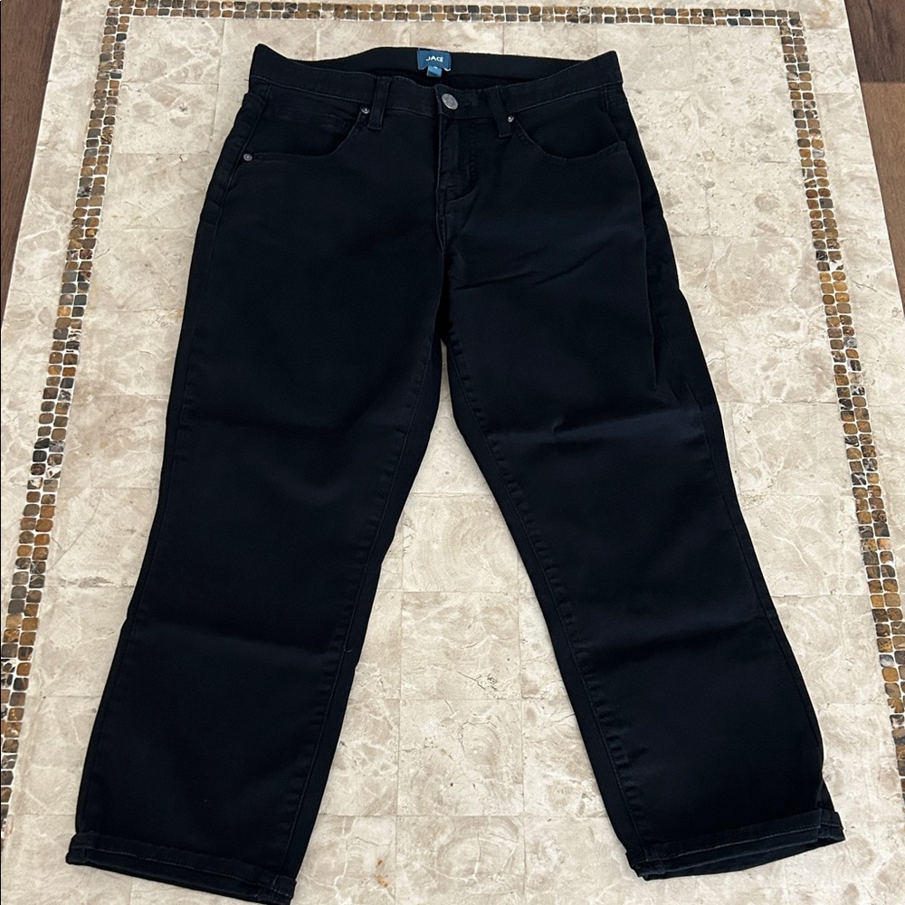 Jag Classic Black Denim Cecilia Cropped / Capri Pants Women’s Size 6/24